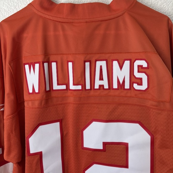 Reebok  Doug Williams Tampa Bay Buccaneers #12 Orange Jersey L - Picture 12 of 16